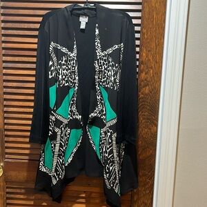 Chico traveler size 3 silky jersey cardigan